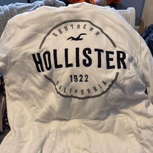 Hollister Off-White Logo Hoodie